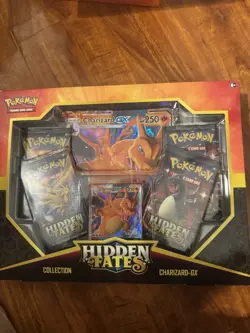 Pokemon TCG Hidden Fates Charizard GX Booster Collection Box Factory Sealed - Image 1