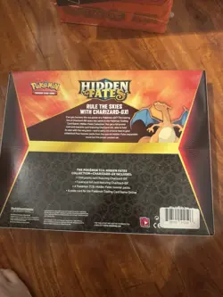 Pokemon TCG Hidden Fates Charizard GX Booster Collection Box Factory Sealed - Image 2