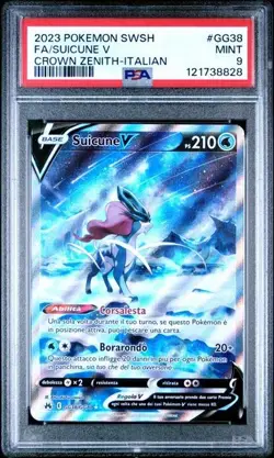 Pokemon PSA 9 Suicune V #GG38 Galarian Gallery Zenit Regale 2023 Italiano - Image 2