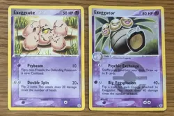Pokemon Cards Exeggcute Exeggutor Ex Firered Leafgreen /112 Reverse Holo Rare - Image 1