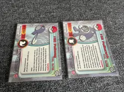 Poliwag #60 & Poliwrath #62 Pokemon Topps Chrome TV Series 1 Holo - Near Mint NM - Image 2