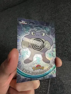 Poliwag #60 & Poliwrath #62 Pokemon Topps Chrome TV Series 1 Holo - Near Mint NM - Image 5