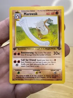 Pokemon TCG Jungle #39/64 Marowak 1st Edition - Image 1