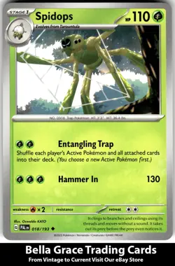 Spidops #018/193 SV02: Paldea Evolved Pokemon Uncommon - Image 1