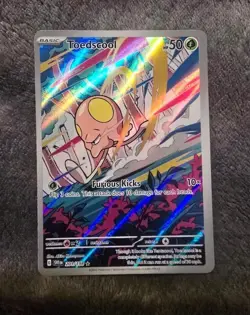 Toedscool Pokemon Scarlet & Violet Base Set 201/198 Full Art Illustration Rare - Image 1