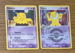 Pokemon Cards Drowsee Hypno Ex Firered Leafgreen /112 Reverse Holo Rare - Image 1
