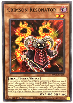 YuGiOh! - Crimson Resonator - SDCK-EN008 - 1st Edition - Common - Image 1