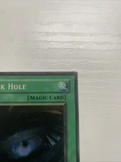 YuGIOh - 1st Edition LOB-052 Dark Hole - North American Print LP - Image 4