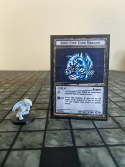 Yugioh Dungeon Dice Monsters Blue Eyes Toon Dragon Custom - Image 1