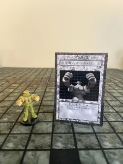 Yugioh Dungeon Dice Monsters DDM Rock Ogre Grotto #1 W/ Original Card - Image 1