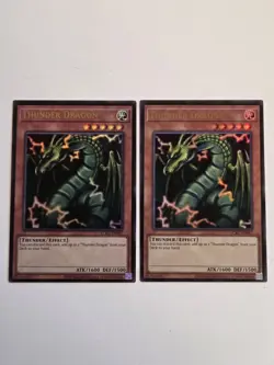 Thunder Dragon LCKC-EN067 x2 Ultra Rare Yugioh Legendary Collection Kaiba Mint - Image 5