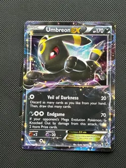 Pokemon Umbreon TCG Holo Rare Card EX XY Fates Collide 55/124 NM Condition - Image 1