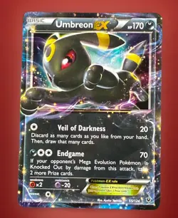 Pokemon Umbreon TCG Holo Rare Card EX XY Fates Collide 55/124 NM Condition - Image 2