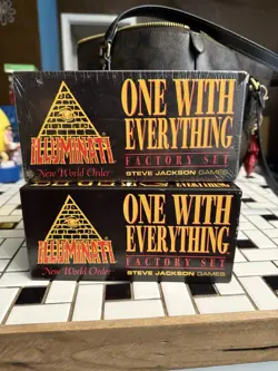 1995 FACTORY SET 450 Illuminati INWO Card Game New World Order - Image 1