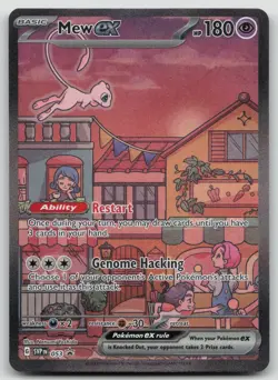 Pokemon TCG Mew EX 053 Scarlet & Violet Promo Holo Card LP #1 - Image 1