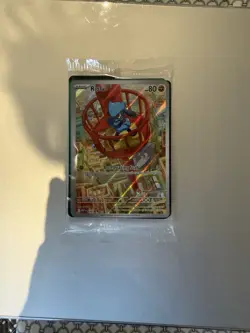 Pokemon TCG Mega Evolution Riolu Promo Card Pokemon Center Stamped Sealed - Image 1