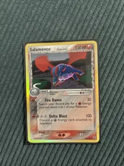 Pokemon TCG Salamence Delta Species Holo Rare Card 14/113 EX LP Condition - Image 1