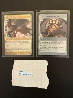 MTG Card Lot | FOIL Sensei's Top & UR-Dragon | + Promos, Rares Etc - Image 2