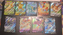 Eevee Evolutions V Promo Complete SWSH 9 Card Set Eeveelutions Pokemon TCG NM - Image 1