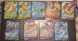 Eevee Evolutions V Promo Complete SWSH 9 Card Set Eeveelutions Pokemon TCG NM - Image 2