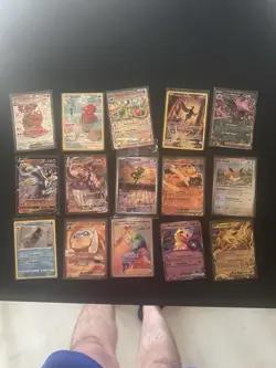 Pokemon TCG random 15 Card Lot Ex Xy Holo Full Art 151 Base Scarlet And Violet - Image 1