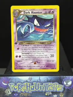 Pokemon Card Dark Haunter 36/105 Neo Destiny Set 1st Edition Light Play - Image 1