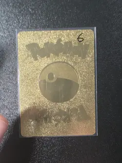 Charizard VMAX Gold Metal Pokemon Card - Image 2