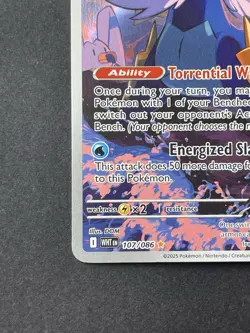 Pokemon Card Samurott 107/086 Secret Rare Scarlet Violet White Flare Singles LP - Image 5