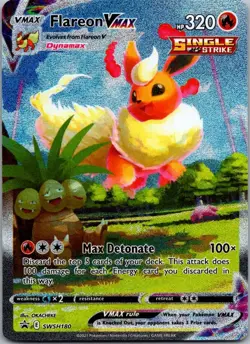 Flareon VMAX SWSH180 SWSH: Sword & Shield Promo Cards Holo - Image 1