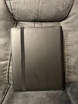 Ultra Pro Premium Pro 9 Pocket Leather Cover Trading Card Binder Black - Image 2