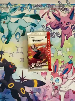 1x Magic The Gathering MTG Marvel Spiderman Collector Booster Pack Sealed - Image 1