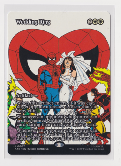 MTG x Marvel's Spider-Man Wedding Ring (0007) (Borderless Non-Foil) - NM / M - Image 1