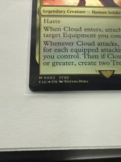 MTG Cloud, Ex-SOLDIER 0002 (Foil) FINAL FANTASY Commander NM FIC - Image 2