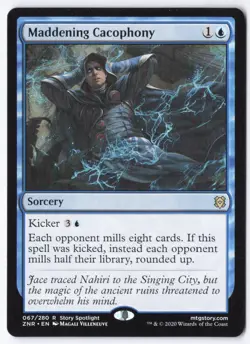 Maddening Cacophony R Zendikar Rising 67 NM - Image 1