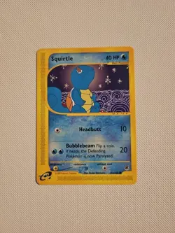 Pokemon Squirtle Expedition Non-Holo Card 132/165 Nintendo E-Reader Vintage - Image 1