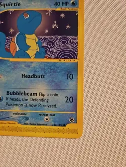 Pokemon Squirtle Expedition Non-Holo Card 132/165 Nintendo E-Reader Vintage - Image 5