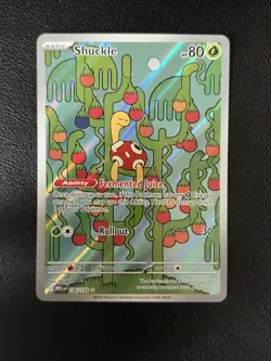 Pokemon TCG Shuckle 136/132 Mega Evolutions illustration rare - Image 1