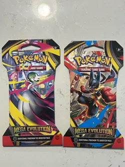 Pokemon TCG Mega Evolution Sleeved Booster Pack (2 Pack) - Image 1