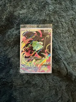 Pokemon TCG Mega Evolution Bulbasaur 133/132 IR Stamped Promo Sealed! - Image 1