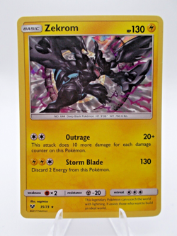 Zekrom 35/73 Shining Legends Pokemon TCG Holo Near Mint/Mint - Image 1