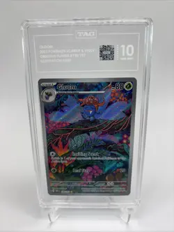 Pokemon TCG Illustration Rare Gloom 198/197 Obsidian Flames TAG 10 Gem Mint - Image 1