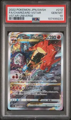2022 POKEMON JPN SWORD & SHIELD VSTAR UNIVERSE FULL ART/CHARIZARD VSTAR PSA 10 - Image 1