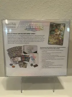 Pokemon Prismatic Evolutions ETB Pokemon Center Exclusive New Sealed with case - Image 2