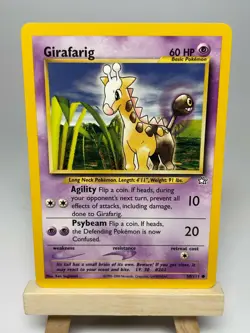 Pokemon Neo Genesis Girafarig 58/111 Near Mint - Mint Never Played - Image 1