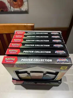 Pokemon Prismatic Evolutions Poster Collection Box Set of 6 - Image 3