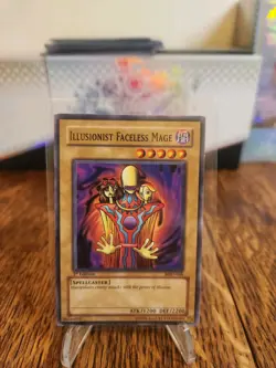 Yu-Gi-Oh! Illusionist Faceless Mage Metal Raiders MRD-068 Common 1st Edition LP - Image 2