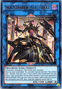 Sky Striker Ace -Zeke MAMA-EN008 YU-Gi-Oh! Near Mint 1st Edition - Image 1