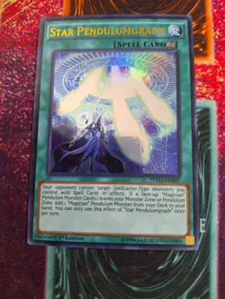 Yu-Gi-Oh! TCG Star Pendulumgraph PEVO-EN007 Ultra Rare 1st Edition Near Mint a1/ - Image 1