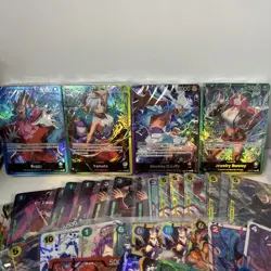 One Piece Card Lot, 10 SEC/ Full Art Leader 63SR, 4 Decks, 16 Sealed Promos - Image 2