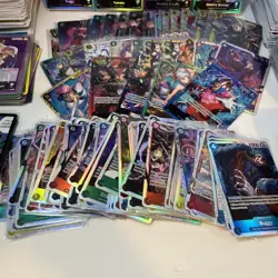 One Piece Card Lot, 10 SEC/ Full Art Leader 63SR, 4 Decks, 16 Sealed Promos - Image 4